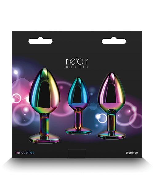 image of product,Rear Assets Rainbow Gem Anal Trainer Kit - Multi Color - SEXYEONE