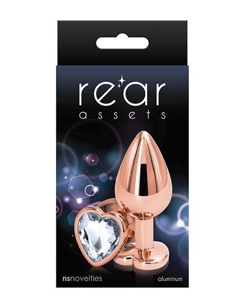 product image, Rear Assets Rose Gold Heart Medium - - SEXYEONE