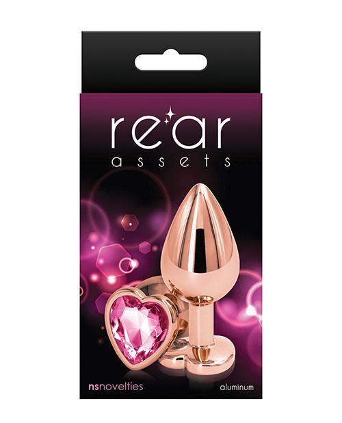 image of product,Rear Assets Rose Gold Heart Medium - - SEXYEONE