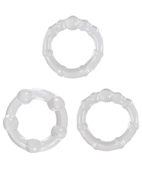 image of product,Renegade Intensity Rings - Clear - SEXYEONE