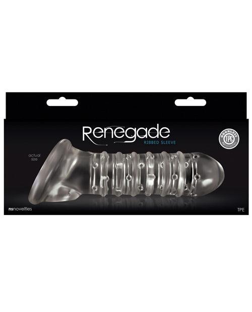 product image, Renegade Ribbed Sleeve - Clear - SEXYEONE