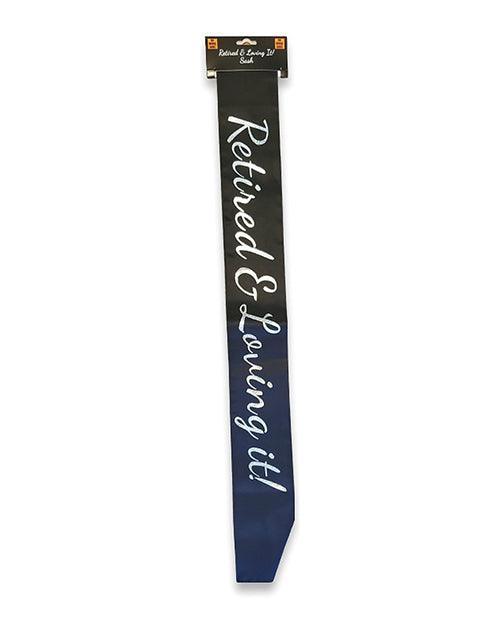 product image, Retired & Loving It Sash - Black - SEXYEONE