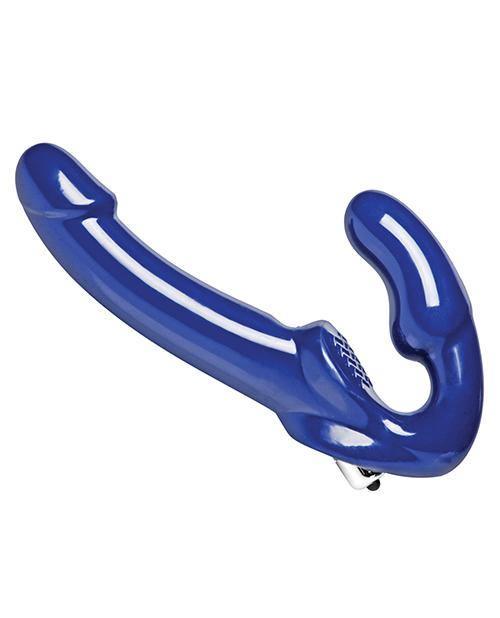 image of product,Revolver Ii Strapless Strap On G-spot Dildo - Blue - SEXYEONE
