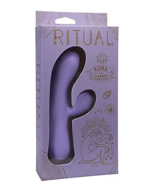 product image, Ritual Aura Rechargeable Silicone Rabbit Vibe - Lilac - SEXYEONE