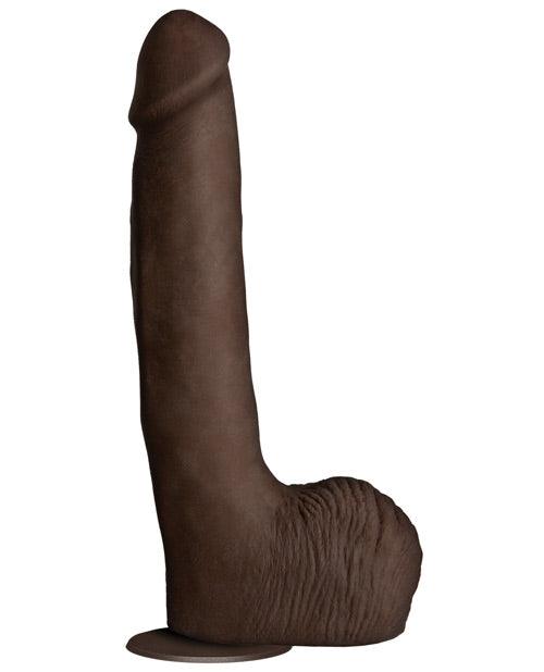 image of product,Rob Piper Cock W-balls & Suction Cup - Chocolate - SEXYEONE