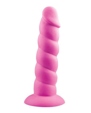 Rock Candy Suga Daddy Silicone Dildo - Pink - SEXYEONE