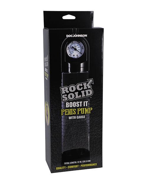 product image, Rock Solid Boost It Penis Pump W/gauge - SEXYEONE