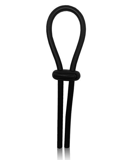 Rock Solid Lasso Single Adjustable Lock Black Silicone - SEXYEONE