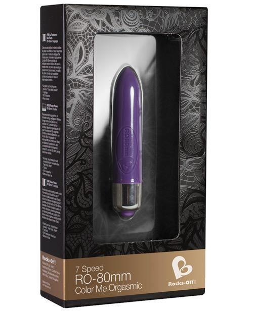 product image, Rocks Off Color Me Orgasmic Colored Ro-80 Mm Bullet - 7 Speed Color Changing - SEXYEONE