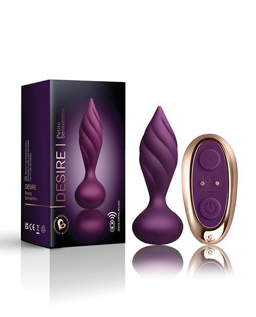 image of product,Rocks Off Petite Sensations Desire Plug W/remote - - SEXYEONE