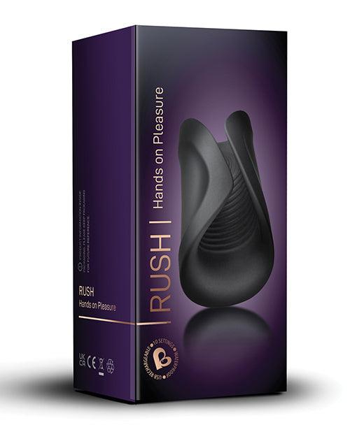 product image, Rocks Off Rush Rechargeable Stroker - Black - SEXYEONE