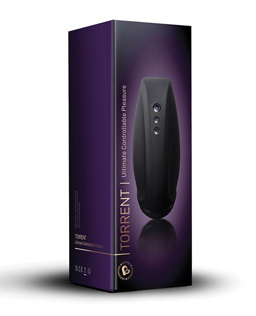 product image, Rocks Off Torrent Rechargeable Stroker - Black - SEXYEONE