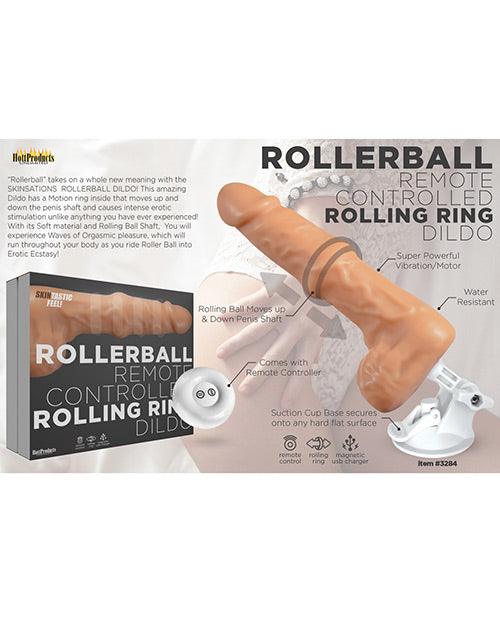 image of product,Rollerball Dildo W/suction Cup - SEXYEONE