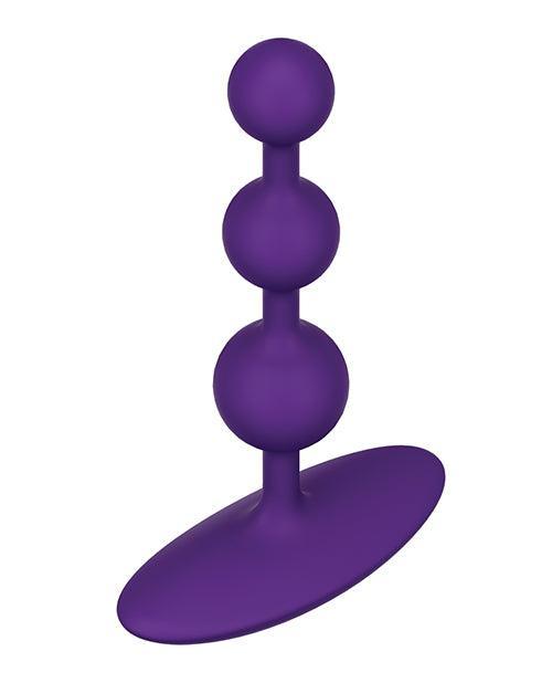 image of product,Romp Amp Flexible Anal Beads - Violet - SEXYEONE