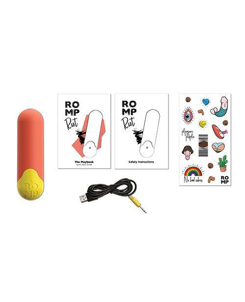 image of product,Romp Riot Bullet Vibrator - Orange - SEXYEONE