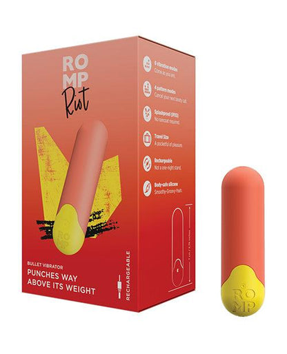 Romp Riot Bullet Vibrator - Orange - SEXYEONE