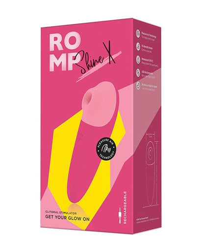 ROMP Shine X Clitoral Vibrator - Pink - SEXYEONE