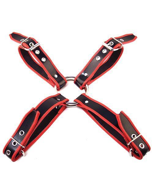 product image, Rouge Chest Harness Large - Black-red - SEXYEONE
