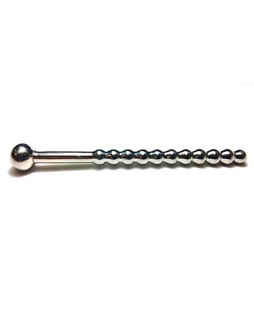 product image, Rouge Stainless Steel Beaded Hollow Urethral Probe - 10 Cm Long - SEXYEONE