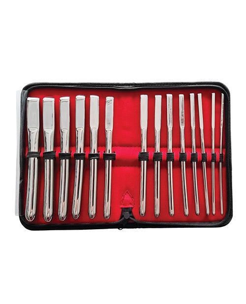 image of product,Rouge Stainless Steel Hegar Uterine Dilator Set - Set Of 14 - SEXYEONE