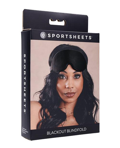 product image, Saffron Blackout Memory Foam Blindfold - Black - SEXYEONE
