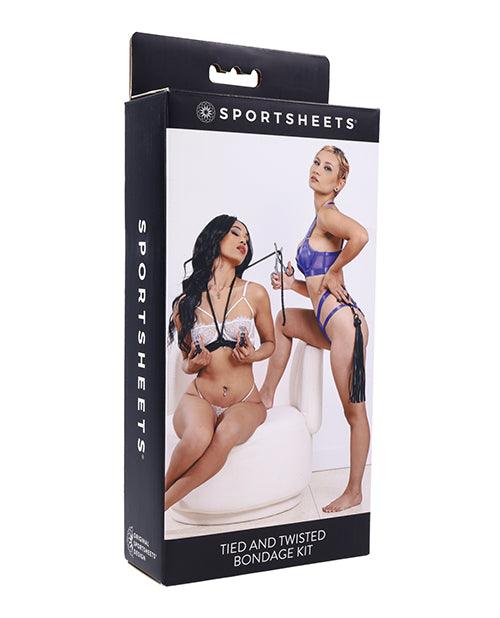 product image, Saffron Tied & Twisted Bondage Set - Black - SEXYEONE