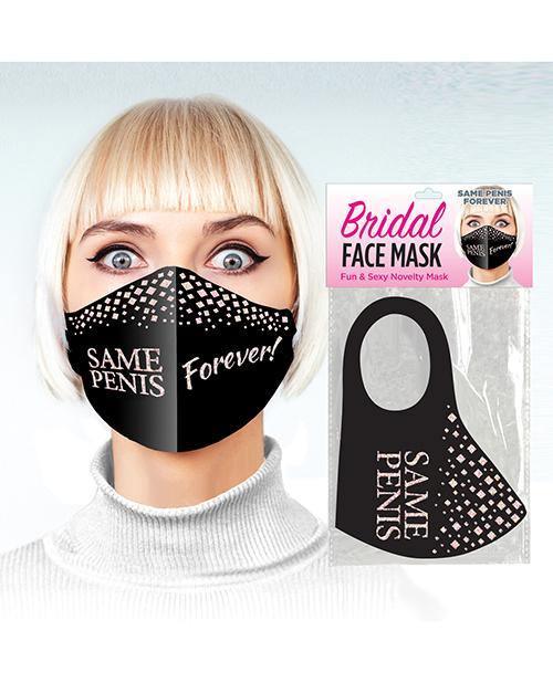 Same Penis Forever Face Mask - Black - SEXYEONE