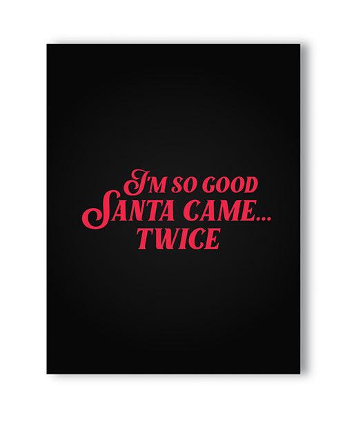 product image, Santa Came Holiday Greeting Card - SEXYEONE