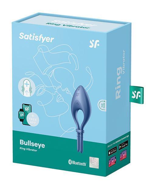 image of product,Satisfyer Bullseye Ring Vibrator - Blue - SEXYEONE