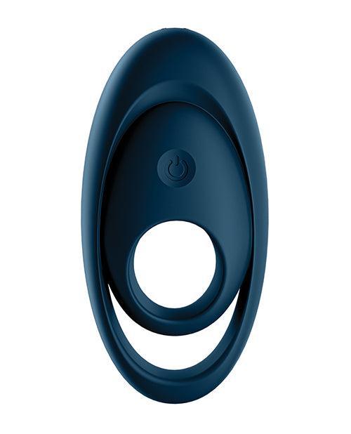 image of product,Satisfyer Glorious Duo Ring Vibrator - Dark Blue - SEXYEONE