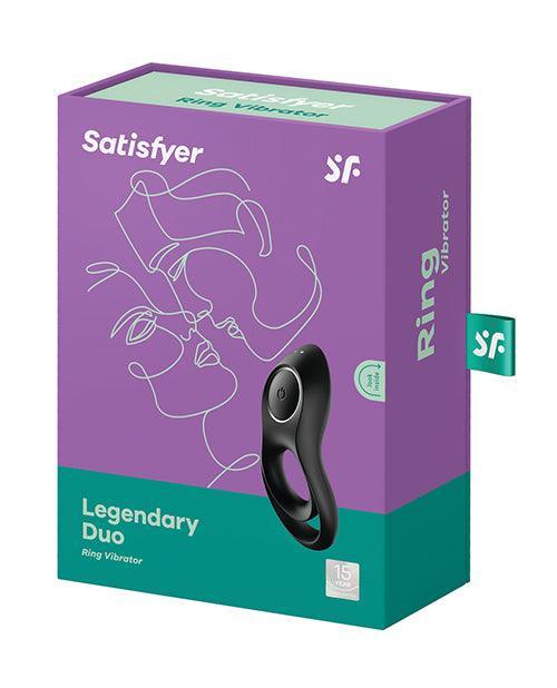product image,Satisfyer Legendary Duo Ring Vibrator - Black - SEXYEONE