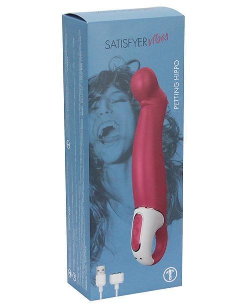 image of product,Satisfyer Vibes Petting Hippo - Fuchsia - SEXYEONE