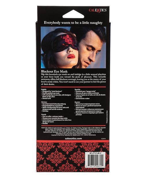 Scandal Black Out Eyemask -  Black-red - SEXYEONE