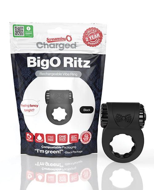 product image, Screaming O Charged Big O Ritz - Black - SEXYEONE