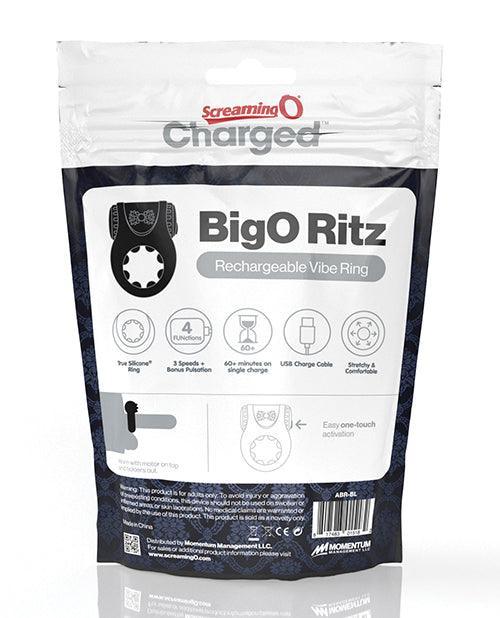 image of product,Screaming O Charged Big O Ritz - Black - SEXYEONE