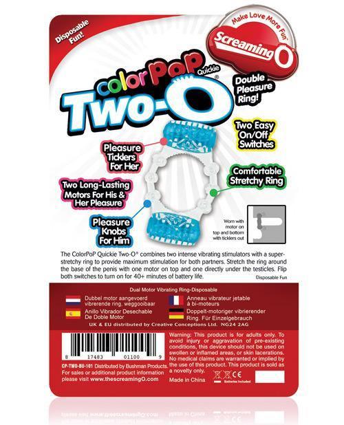 image of product,Screaming O Color Pop Quickie Two - SEXYEONE