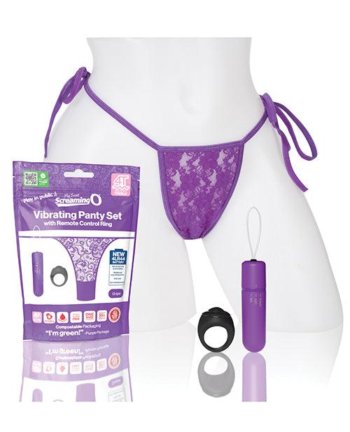 image of product,Screaming O My Secret 4t Panty Vibe W/remote - SEXYEONE