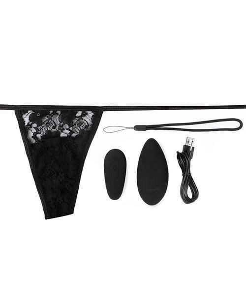 product image,Screaming O My Secret Premium Ergonomic Remote Panty Set - Black - SEXYEONE