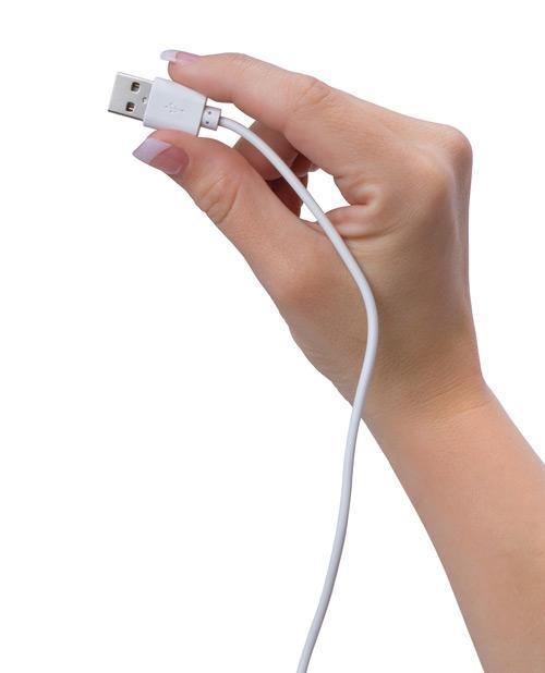 image of product,Screaming O Recharge Charging Cable - White - SEXYEONE