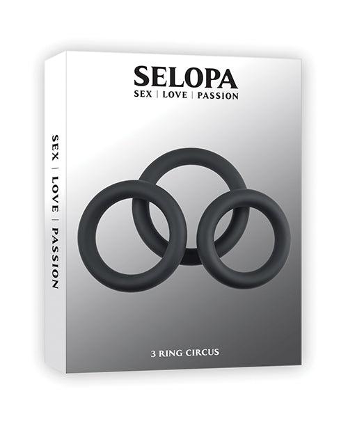 product image, Selopa 3 Ring Circus - Black - SEXYEONE
