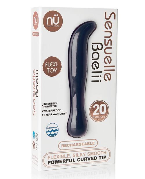 image of product,Sensuelle Baelii Flexible G Spot Vibe - 20 - SEXYEONE