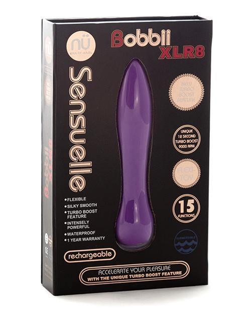 image of product,Sensuelle Bobbii Flexible Vibe Xlr8 Turbo Boost - SEXYEONE