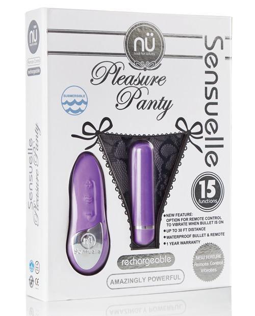 product image, Sensuelle Pleasure Panty Bullet W/remote Control - SEXYEONE