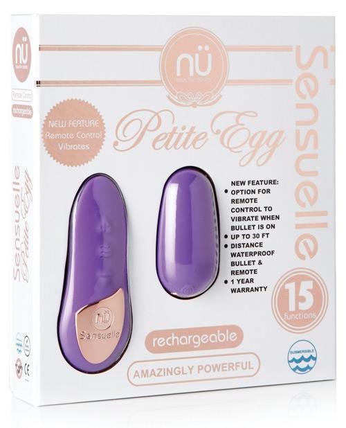 image of product,Sensuelle Remote Control Petite Egg - 15 Function - SEXYEONE