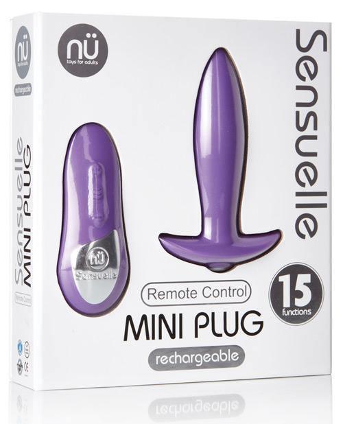 Sensuelle Remote Control Rechargeable Mini Plug - SEXYEONE