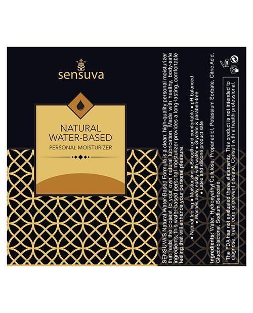 image of product,Sensuva Natural Water Based Personal Moisturizer - 1.93 Oz Salted Caramel - SEXYEONE