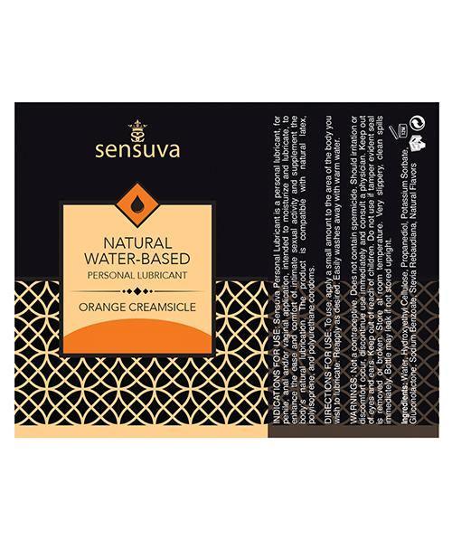 Sensuva Natural Water Based Personal Moisturizer - 4.23 Oz Orange Creamsicle - SEXYEONE