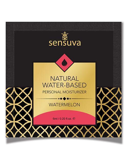 product image, Sensuva Natural Water Based Personal Moisturizer Single Use Packet - SEXYEONE