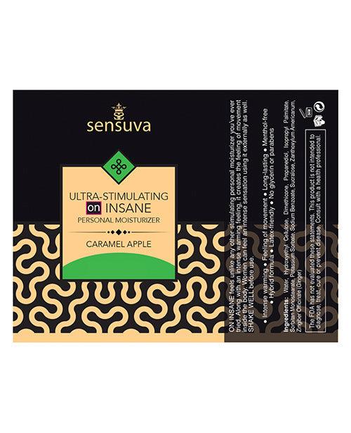 image of product,Sensuva Ultra Stimulating On Insane Personal Moisturizer - 1.93 Oz Caramel Apple - SEXYEONE