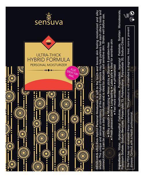 product image,Sensuva Ultra Thick Hybrid Personal Moisturizer - 1.7 Oz Strawberry - SEXYEONE